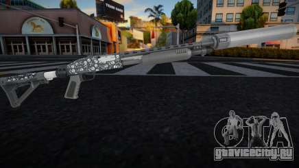 Pump Shotgun (Bones Finish) v6 для GTA San Andreas