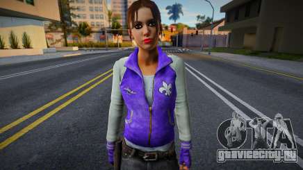 Зои (Street Saints Coat) из Left 4 Dead для GTA San Andreas