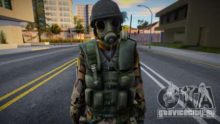 SAS (New Camo) из Counter-Strike Source для GTA San Andreas