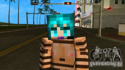 Steve Body Miku Hatsune Naked для GTA Vice City