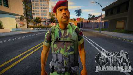 Индонезийский солдат Сил специального назначения для GTA San Andreas