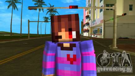 Steve Body Frisk Undertale для GTA Vice City