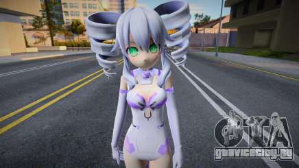Lilac Black Sister (Custom Neptunia Skin) для GTA San Andreas