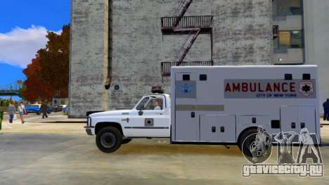 Chevrolet Silverado 1986 Ambulance для GTA 4