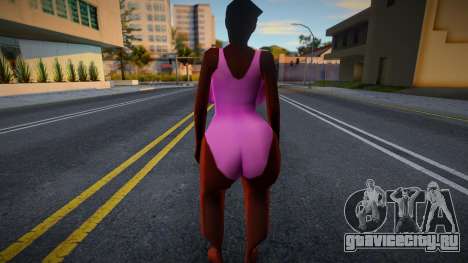 Thicc Female Mod - Swimming Outfit для GTA San Andreas