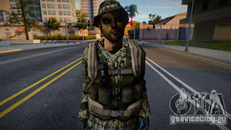 Солдат США из Battlefield 2 v2 для GTA San Andreas