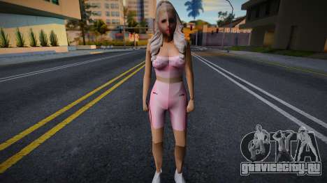 Девушка в обычной одежде v6 для GTA San Andreas