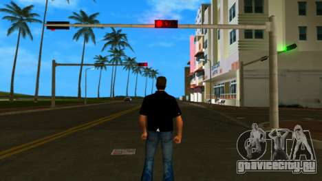 Томми в черной рубашке для GTA Vice City