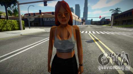 Рыжеволосая девушка 2 для GTA San Andreas