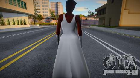 Thicc Female Mod - Wedding Outfit для GTA San Andreas
