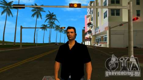 Томми в черной рубашке для GTA Vice City