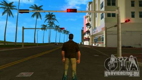 Томми в коричневой рубашке для GTA Vice City