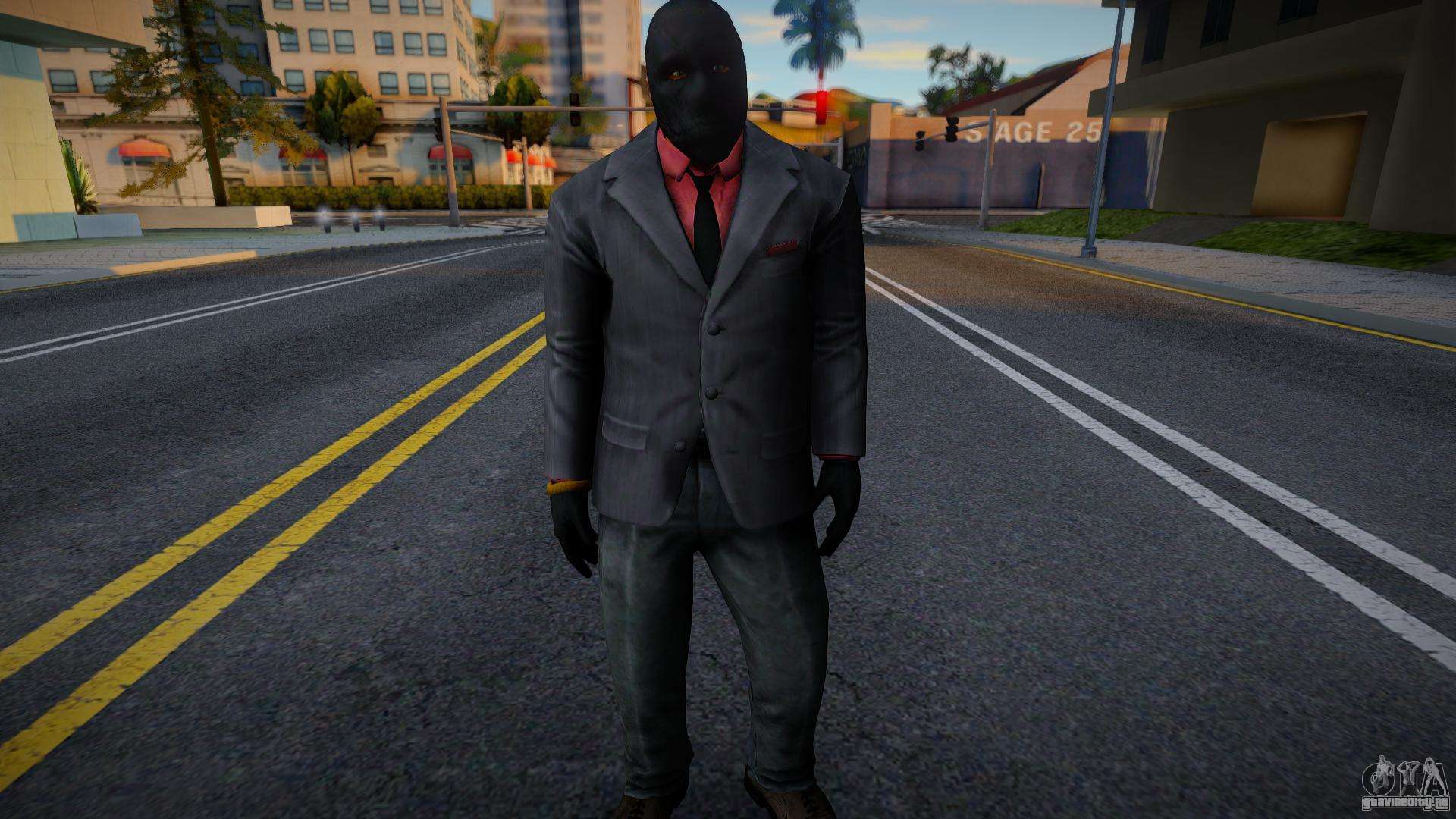 Black Mask Thugs from Arkham Origins Mobile v1 для GTA San A