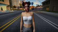 Девушка в обычной одежде v18 для GTA San Andreas