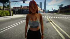Рыжеволосая девушка 2 для GTA San Andreas