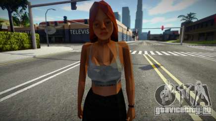 Рыжеволосая девушка 2 для GTA San Andreas
