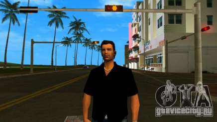 Томми в черной рубашке для GTA Vice City