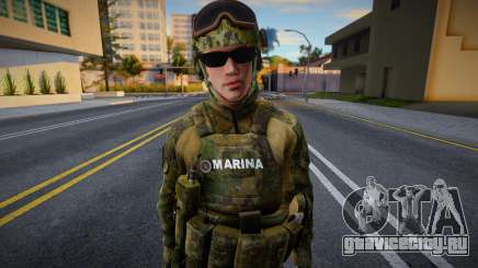 Солдат из 1er Batallón de Policia Naval для GTA San Andreas