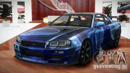 Nissan Skyline R34 GT-R V-Spec S6 для GTA 4