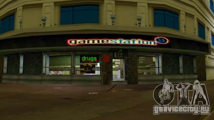 Gamestation Shop (New Worker Skin) для GTA Vice City