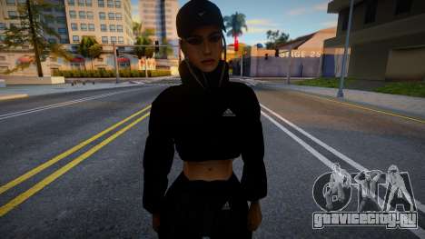 Девушка в спортивном костюме для GTA San Andreas
