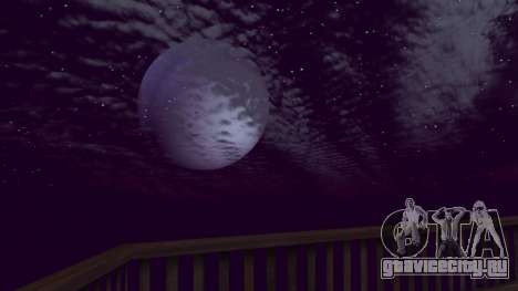 Планета вместо луны v8 для GTA San Andreas