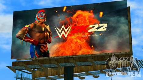 Rey Mysterio WWE2K22 Billboard для GTA Vice City