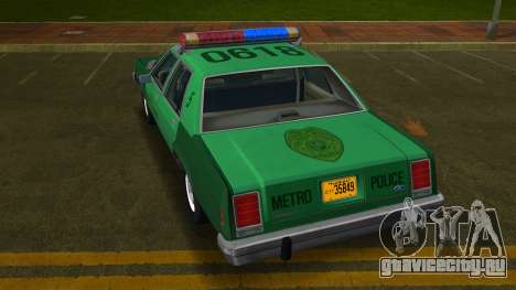 Ford LTD Crown Victoria Police для GTA Vice City