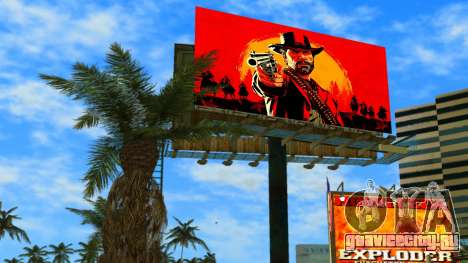 RDR 2 Billboard для GTA Vice City