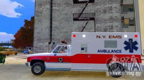 Chevrolet Silverado Ambulance 1986 для GTA 4