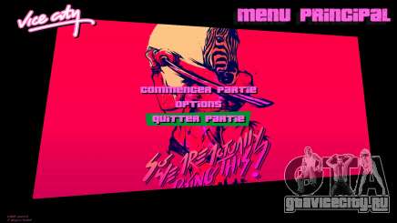 Hotline Miami Menu HD v10 для GTA Vice City