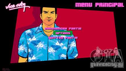 Tommy Artwork Menu HD для GTA Vice City