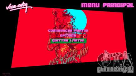 Hotline Miami Menu HD v9 для GTA Vice City