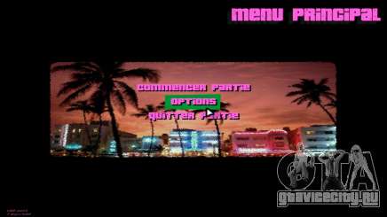 Miami menu mod для GTA Vice City