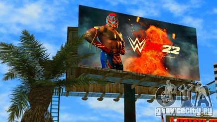 Rey Mysterio WWE2K22 Billboard для GTA Vice City