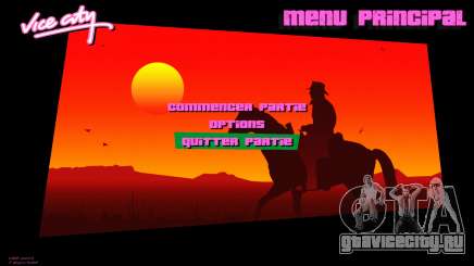 Red Dead Redemption 2 Menu 2 для GTA Vice City