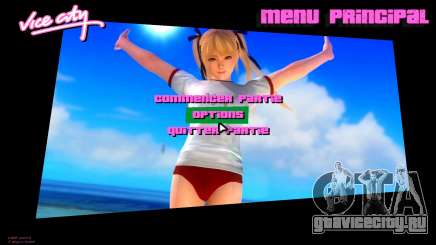 Marie Rose from DOA Menu для GTA Vice City