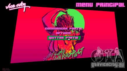 Hotline Miami Menu HD v3 для GTA Vice City