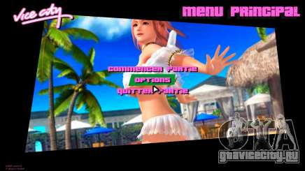 Girl from DOA Menu для GTA Vice City