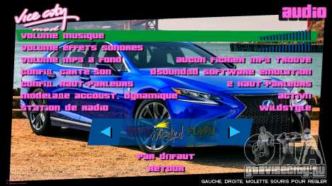 Lexus Menu для GTA Vice City