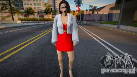 Девушка в красном платье v2 для GTA San Andreas