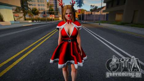 DOAXFC Tina Armstrong - FC Christmas Dress v2 для GTA San Andreas