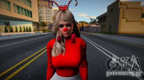 DOAXFC Amy - FC Christmas Dress VI v3 для GTA San Andreas