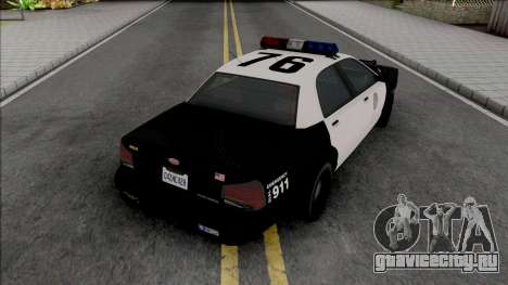 Vapid Stanier Police Cruiser для GTA San Andreas