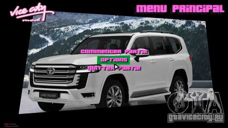 Toyota Menu 1 для GTA Vice City