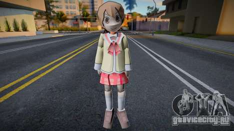 Yuuko Aoi from Nichijou (Low-poly version) для GTA San Andreas