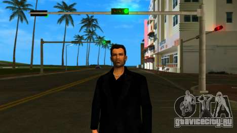Томми Версетти в черном костюме для GTA Vice City