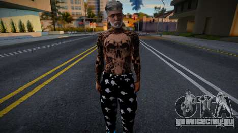 Мужчина в татуировках (старый гангстер) для GTA San Andreas