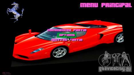 Ferrari Menu для GTA Vice City