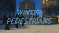Winter Pedestrians для GTA 4